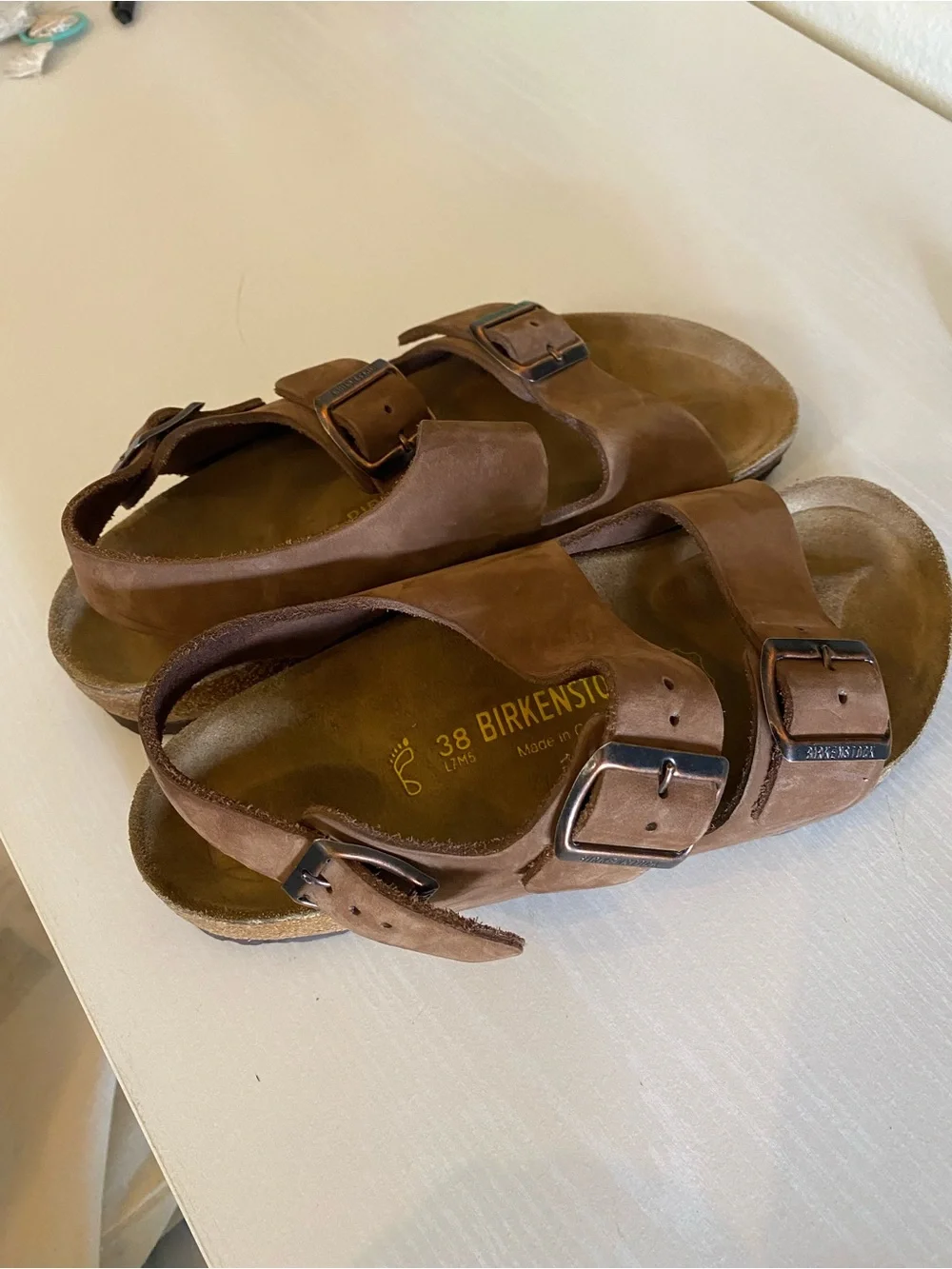 Birkenstock Milano sandals sz 38